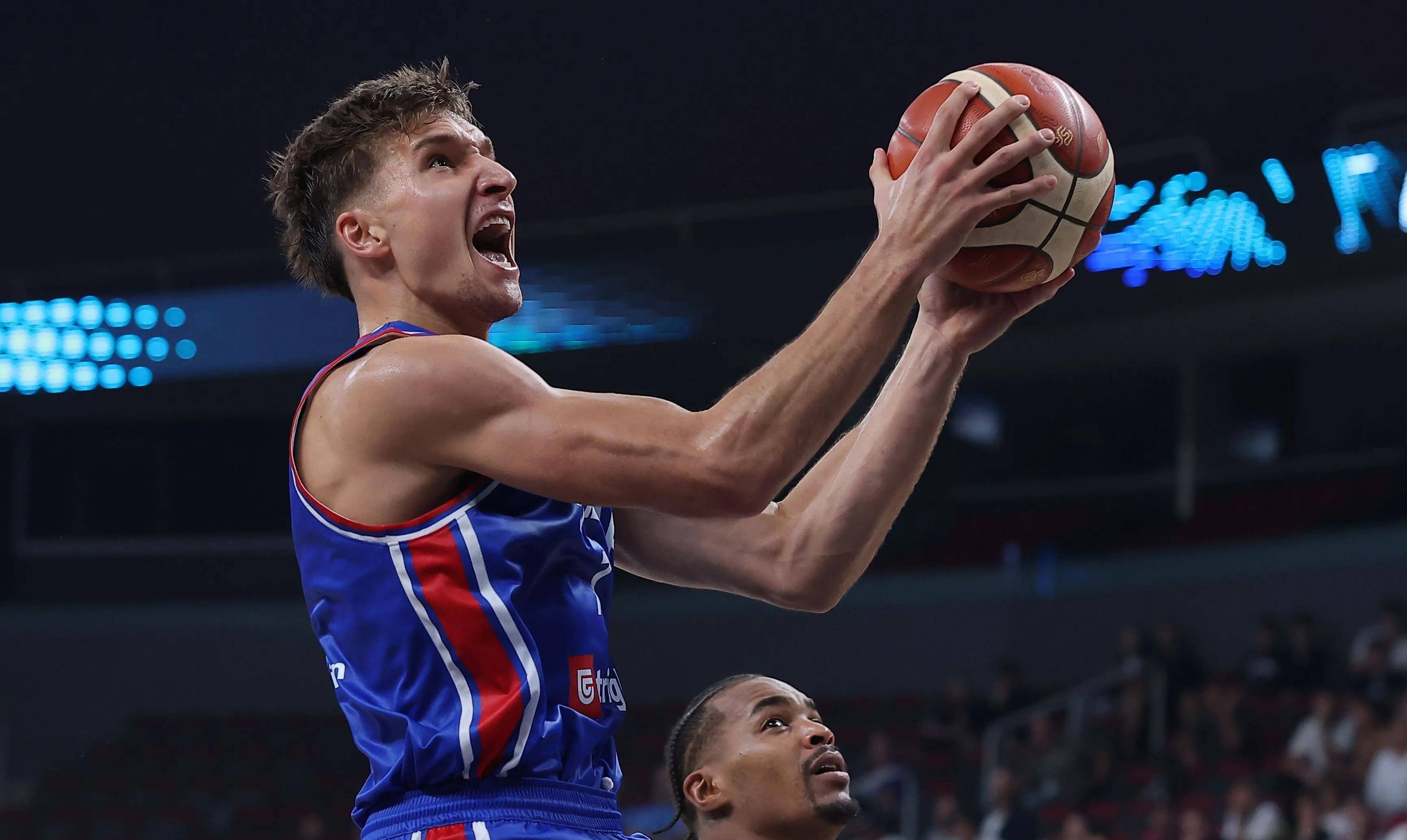 熊猫直播tv-塞尔维亚男篮强势湖人，约基奇统治全场