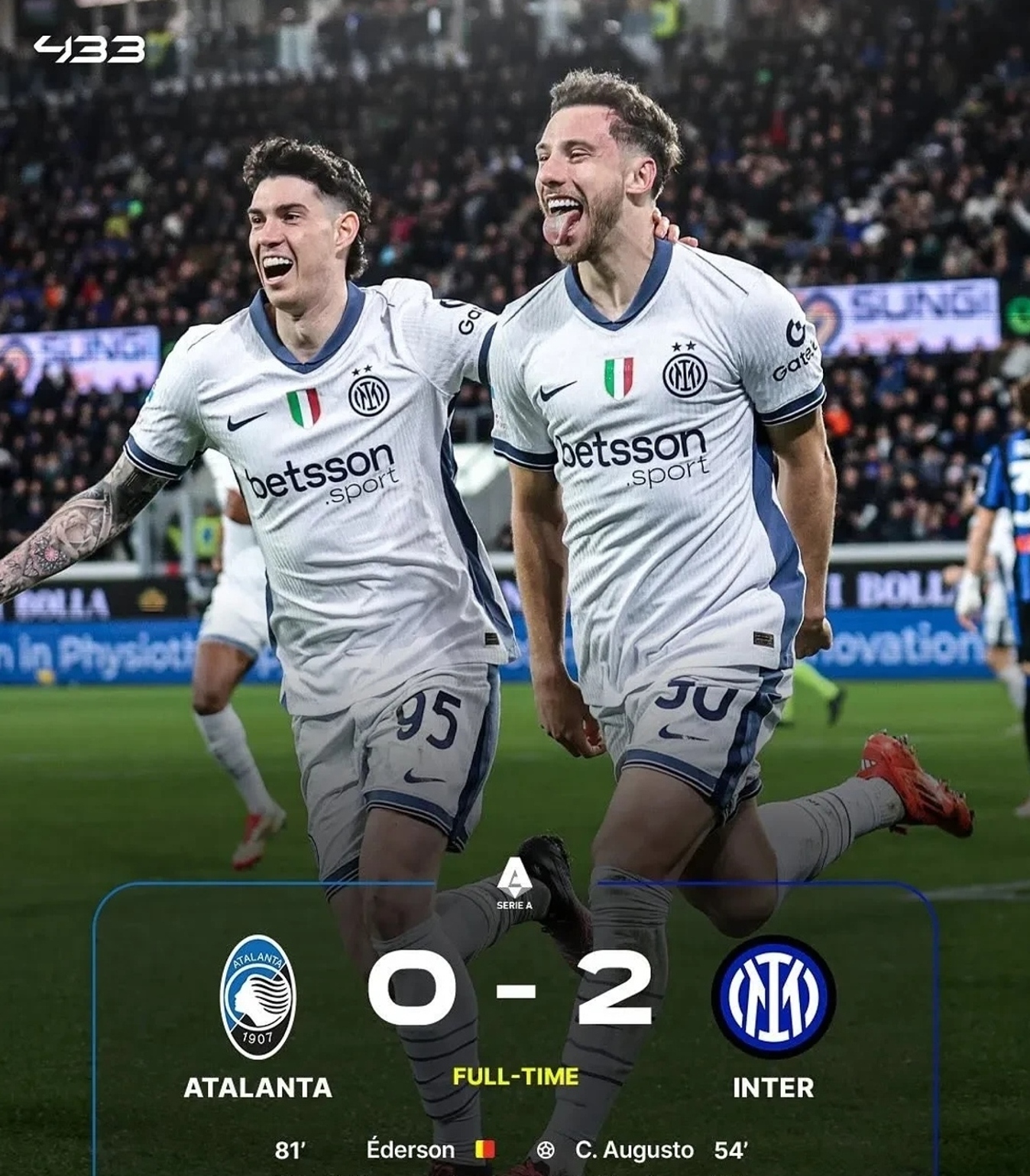 熊猫直播平台-国际米兰轻取罗马，德利赫特高光表现